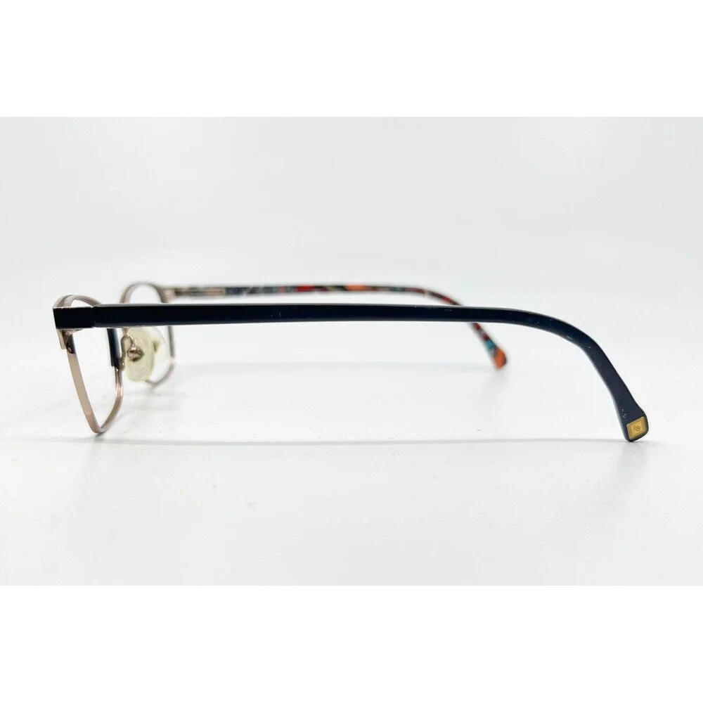 Vera Bradley Whitley Eyeglasses Womens Black Gold Desert Floral 48-16-130